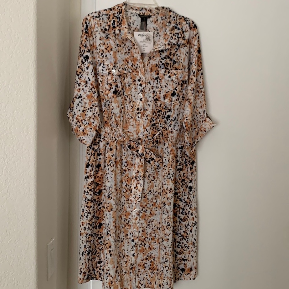Millenium Shirt Dress NWT 2X